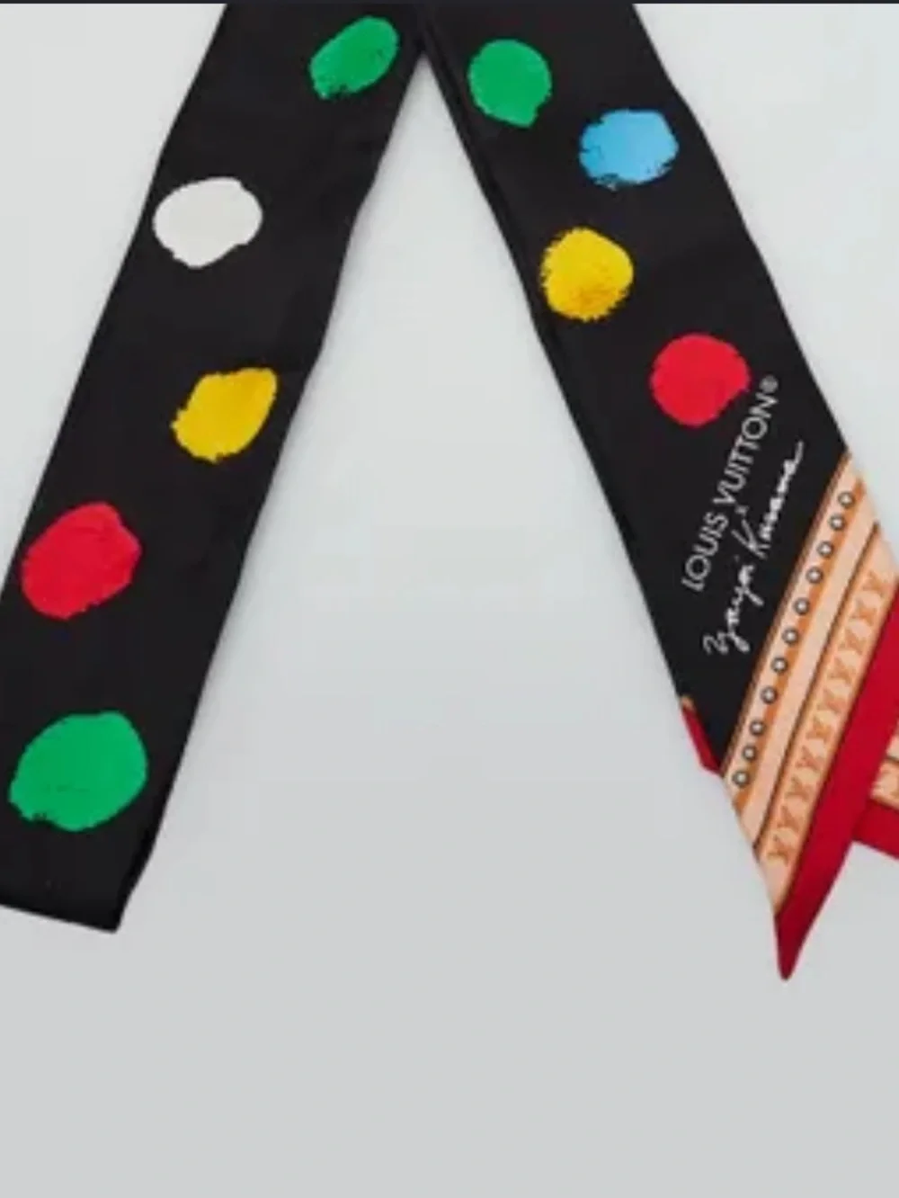 Louis. Vuitton. Polka Dot Y. Kusama. Monogram Printed Scarf